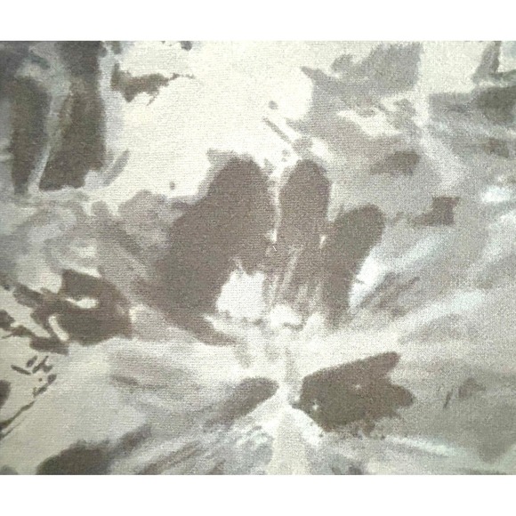 Pauw Amsterdam Wool Cashmere Blend Scarf Gray Cream Abstract Oversized Wrap - Picture 4 of 10